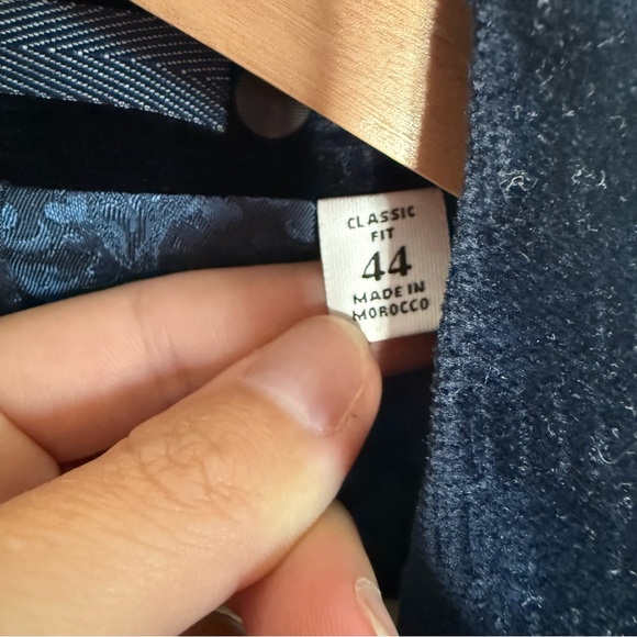 Robert graham crushed velvet navy Blazer - Picture 4 of 6